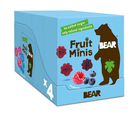 BEAR Ávaxtahnappar Multipack Hindberja Bláberja