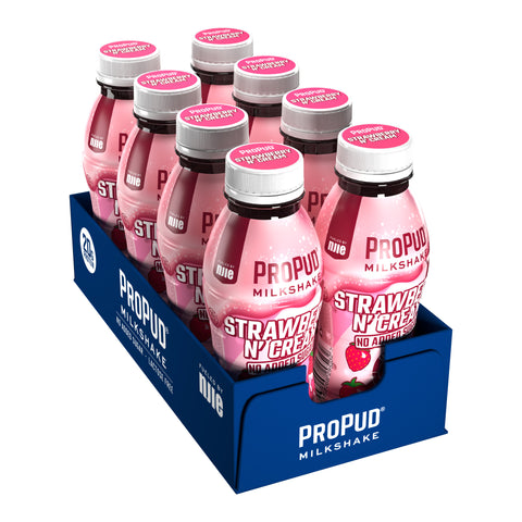 ProPud Strawberry Milkshake 330ml (8 stk)