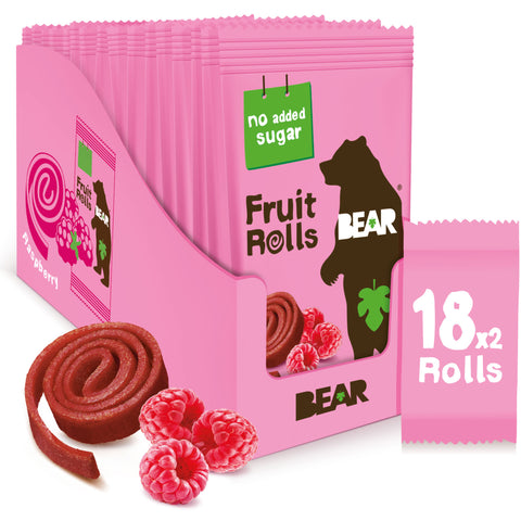BEAR Ávaxtarúllur Single Hindberja