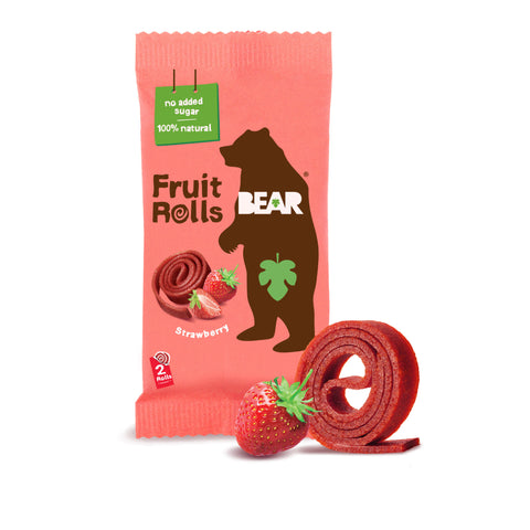 BEAR Ávaxtarúllur Single Jarðaberja