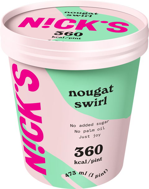 Nicks Ís Nougat Swirl