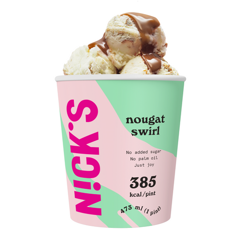 Nicks Ís Nougat Swirl