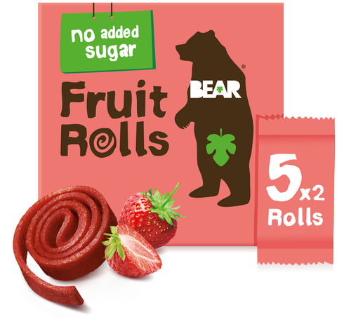 BEAR Fruit rolls ávaxtarúllur Multipack Strawberry 6 kassar (30 stk)