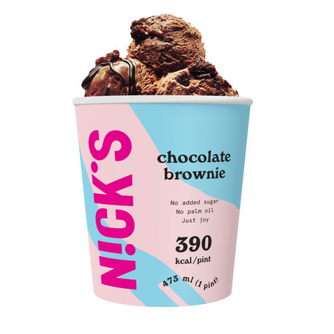 Nicks Chocolate Brownie ís 473ml