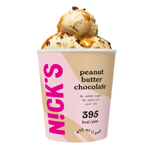 Nicks Peanut Butter Chocolate ís 473ml